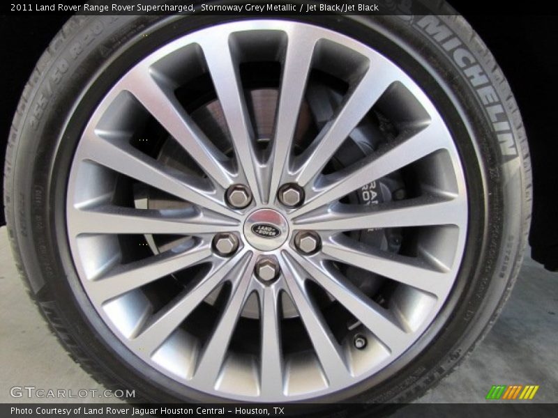 Stornoway Grey Metallic / Jet Black/Jet Black 2011 Land Rover Range Rover Supercharged