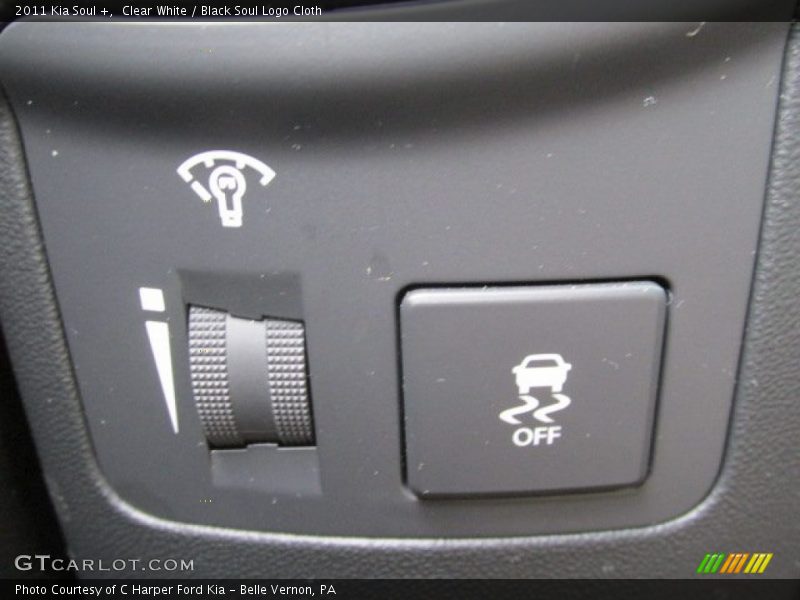 Clear White / Black Soul Logo Cloth 2011 Kia Soul +