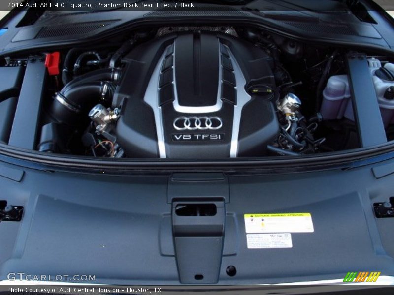Phantom Black Pearl Effect / Black 2014 Audi A8 L 4.0T quattro