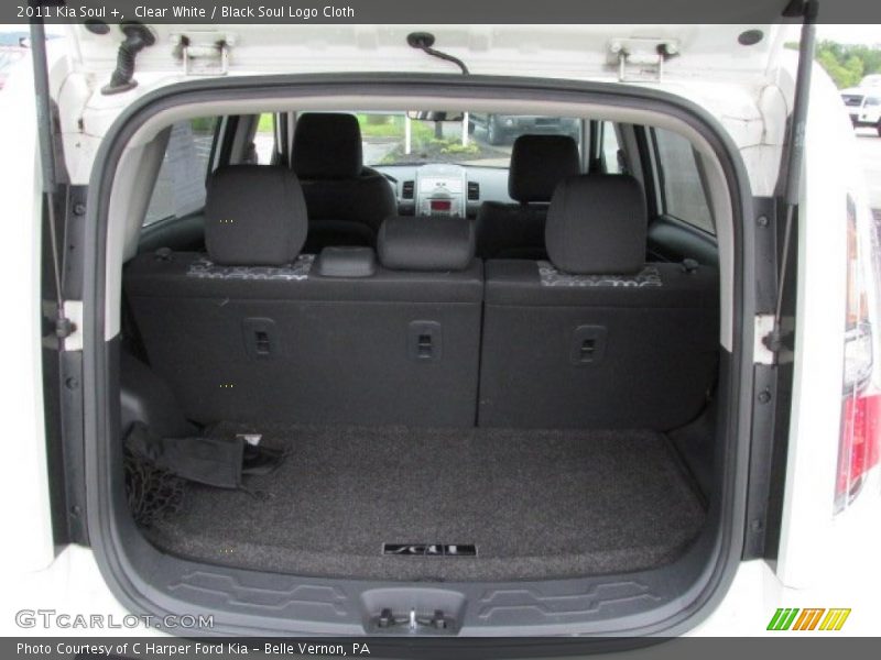 Clear White / Black Soul Logo Cloth 2011 Kia Soul +