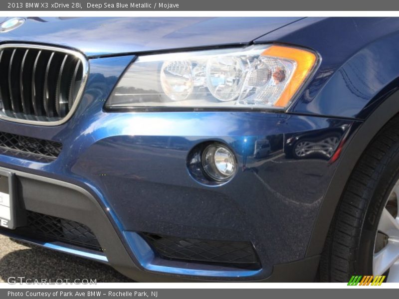 Deep Sea Blue Metallic / Mojave 2013 BMW X3 xDrive 28i