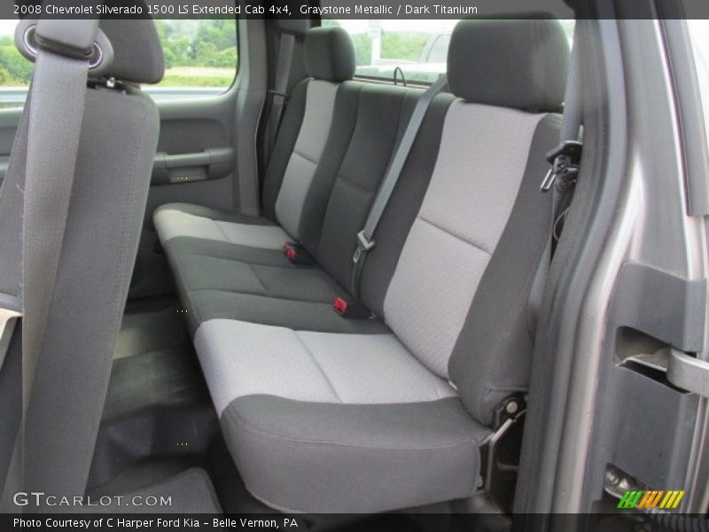 Graystone Metallic / Dark Titanium 2008 Chevrolet Silverado 1500 LS Extended Cab 4x4