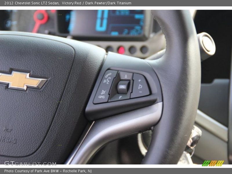 Victory Red / Dark Pewter/Dark Titanium 2012 Chevrolet Sonic LTZ Sedan