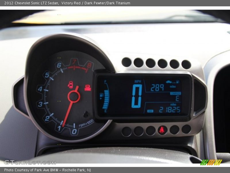  2012 Sonic LTZ Sedan LTZ Sedan Gauges