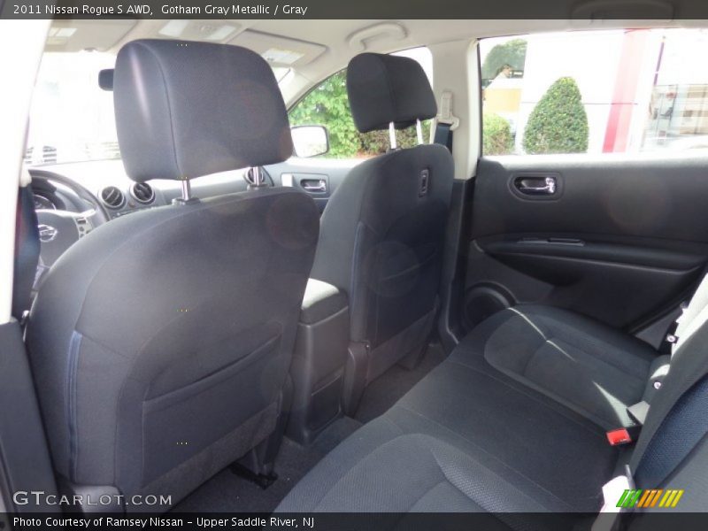 Gotham Gray Metallic / Gray 2011 Nissan Rogue S AWD