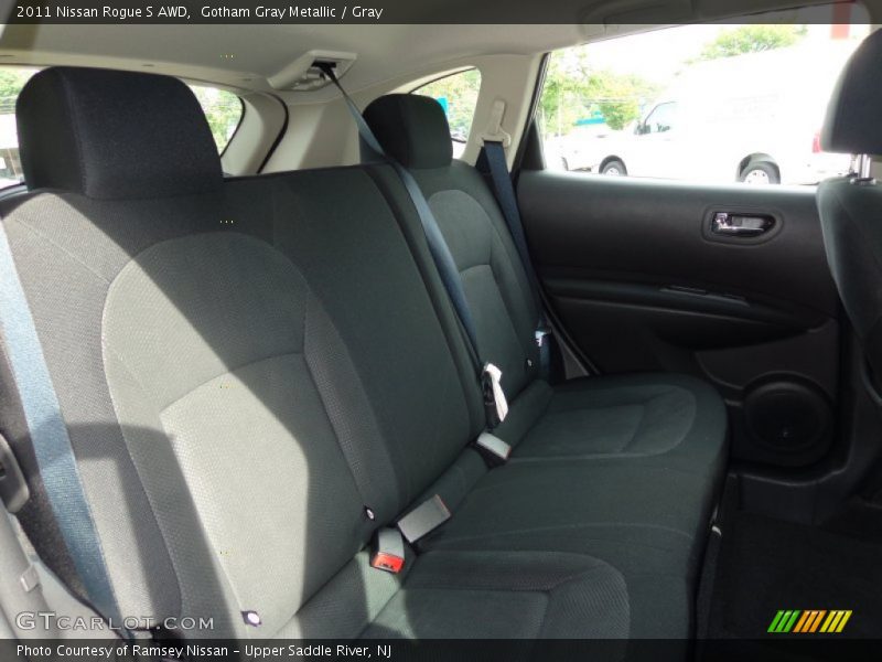 Gotham Gray Metallic / Gray 2011 Nissan Rogue S AWD