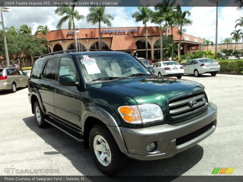 Imperial Jade Green Mica / Charcoal 2004 Toyota Sequoia SR5