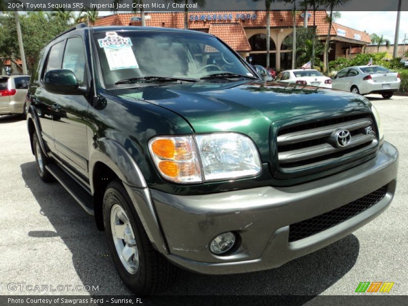 Imperial Jade Green Mica / Charcoal 2004 Toyota Sequoia SR5