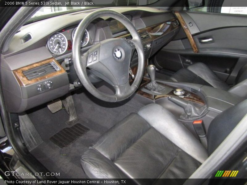 Jet Black / Black 2006 BMW 5 Series 530i Sedan