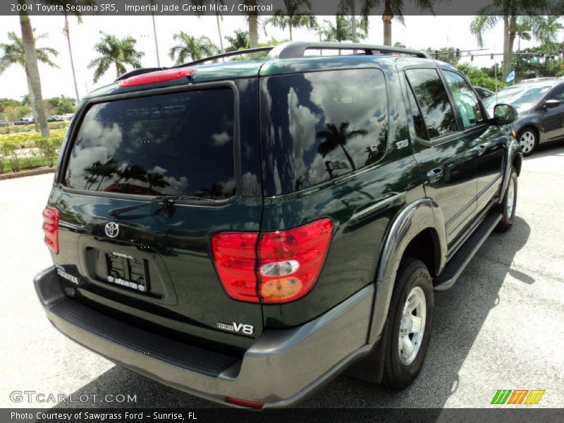 Imperial Jade Green Mica / Charcoal 2004 Toyota Sequoia SR5