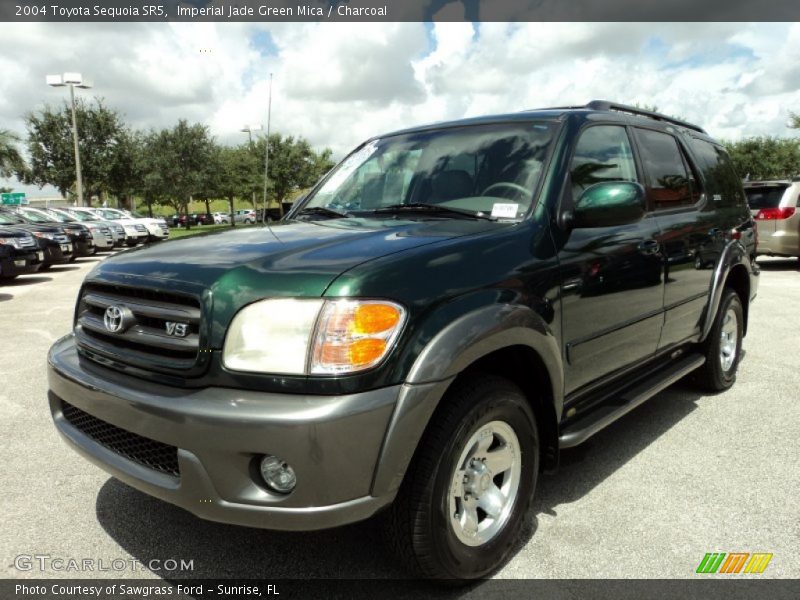 Imperial Jade Green Mica / Charcoal 2004 Toyota Sequoia SR5