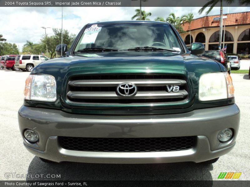 Imperial Jade Green Mica / Charcoal 2004 Toyota Sequoia SR5