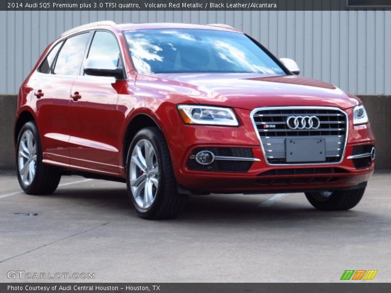 Volcano Red Metallic / Black Leather/Alcantara 2014 Audi SQ5 Premium plus 3.0 TFSI quattro