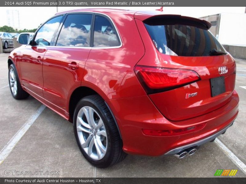 Volcano Red Metallic / Black Leather/Alcantara 2014 Audi SQ5 Premium plus 3.0 TFSI quattro