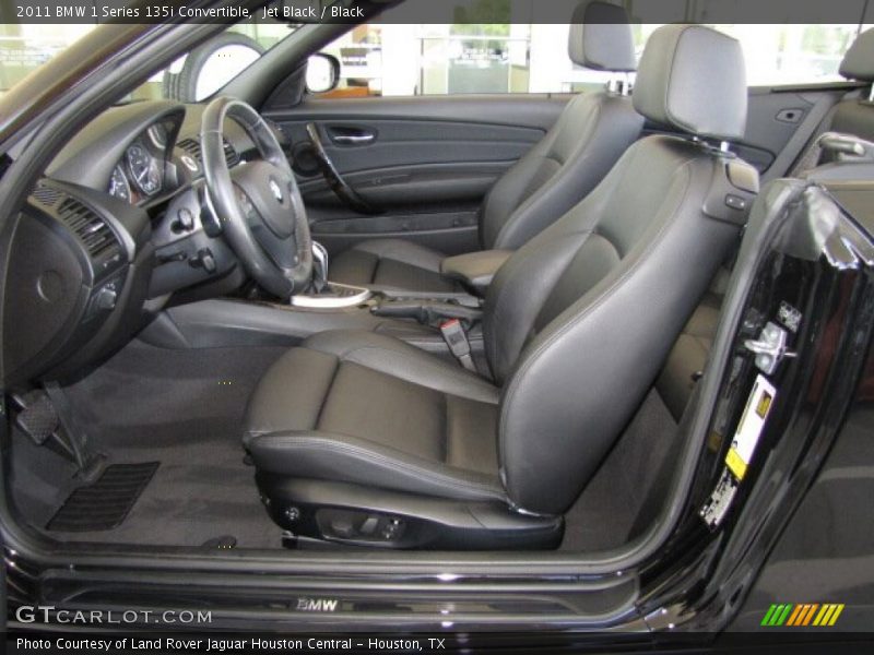 Jet Black / Black 2011 BMW 1 Series 135i Convertible