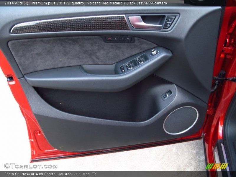 Volcano Red Metallic / Black Leather/Alcantara 2014 Audi SQ5 Premium plus 3.0 TFSI quattro