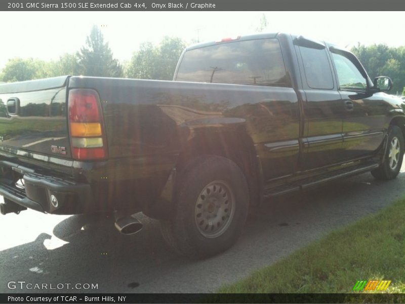 Onyx Black / Graphite 2001 GMC Sierra 1500 SLE Extended Cab 4x4