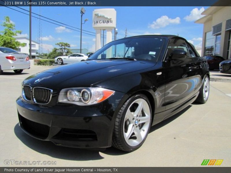 Jet Black / Black 2011 BMW 1 Series 135i Convertible