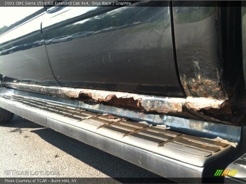 Onyx Black / Graphite 2001 GMC Sierra 1500 SLE Extended Cab 4x4