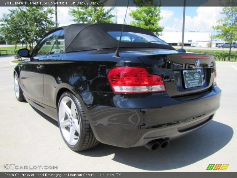 Jet Black / Black 2011 BMW 1 Series 135i Convertible