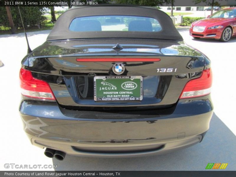 Jet Black / Black 2011 BMW 1 Series 135i Convertible