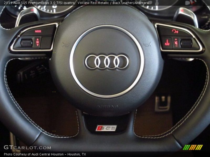 Volcano Red Metallic / Black Leather/Alcantara 2014 Audi SQ5 Premium plus 3.0 TFSI quattro