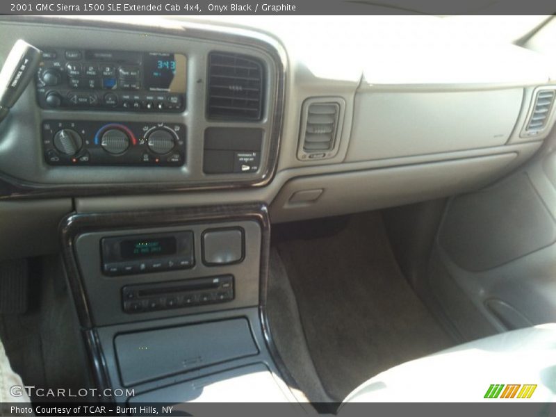 Onyx Black / Graphite 2001 GMC Sierra 1500 SLE Extended Cab 4x4