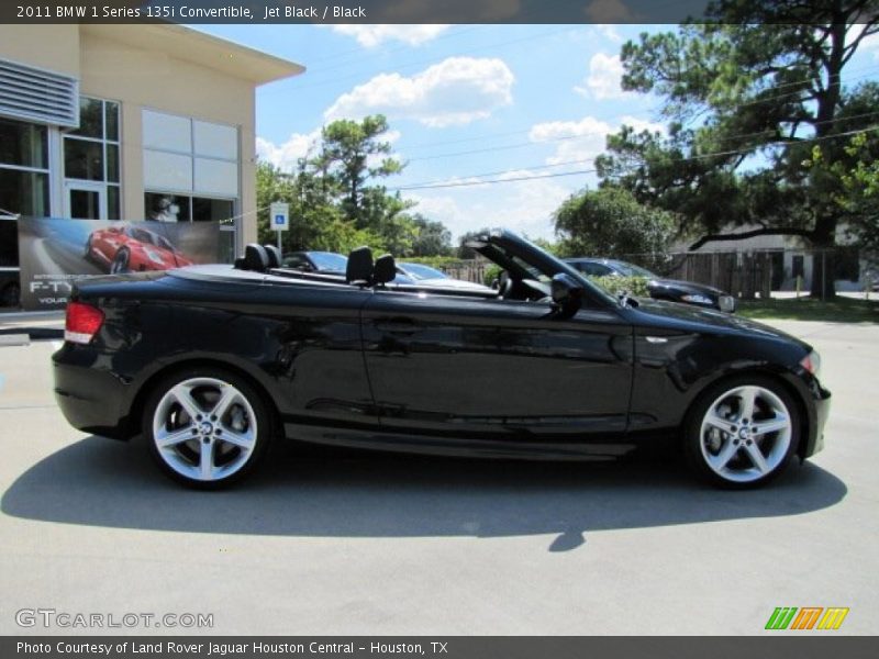 Jet Black / Black 2011 BMW 1 Series 135i Convertible