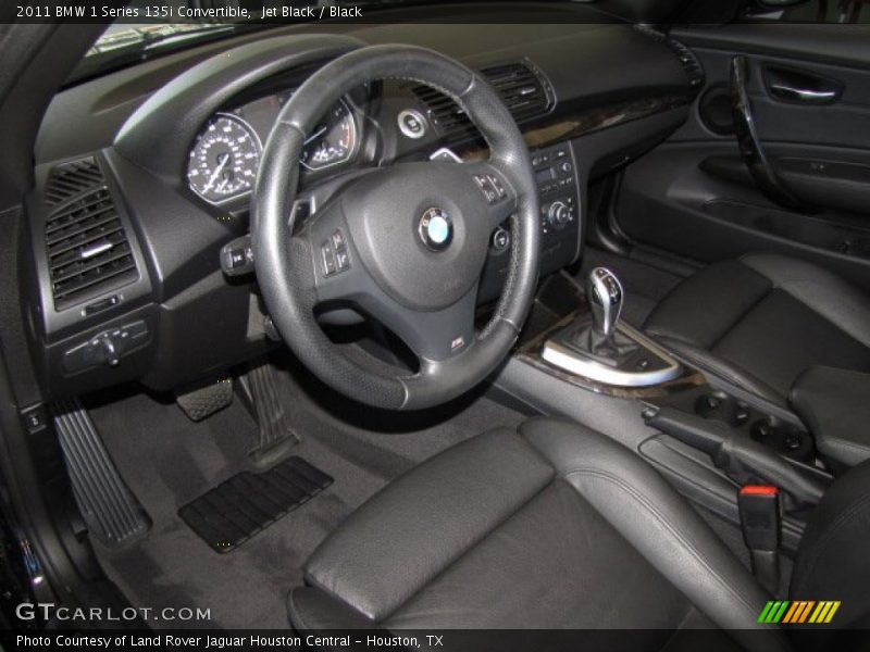 Jet Black / Black 2011 BMW 1 Series 135i Convertible