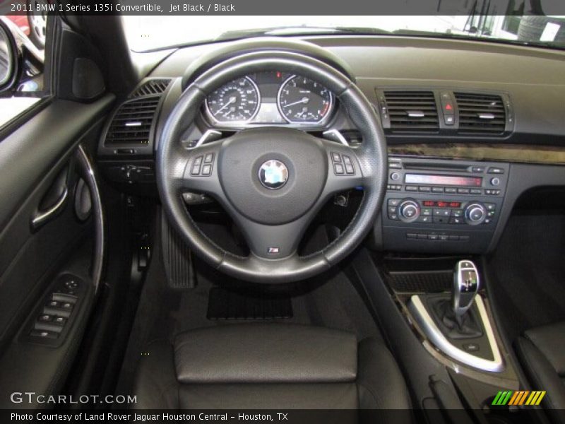 Jet Black / Black 2011 BMW 1 Series 135i Convertible