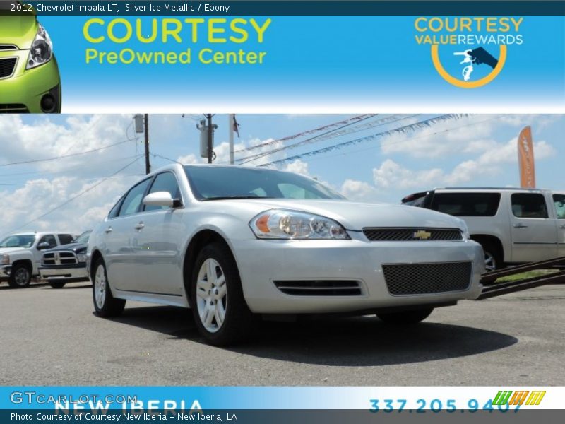Silver Ice Metallic / Ebony 2012 Chevrolet Impala LT