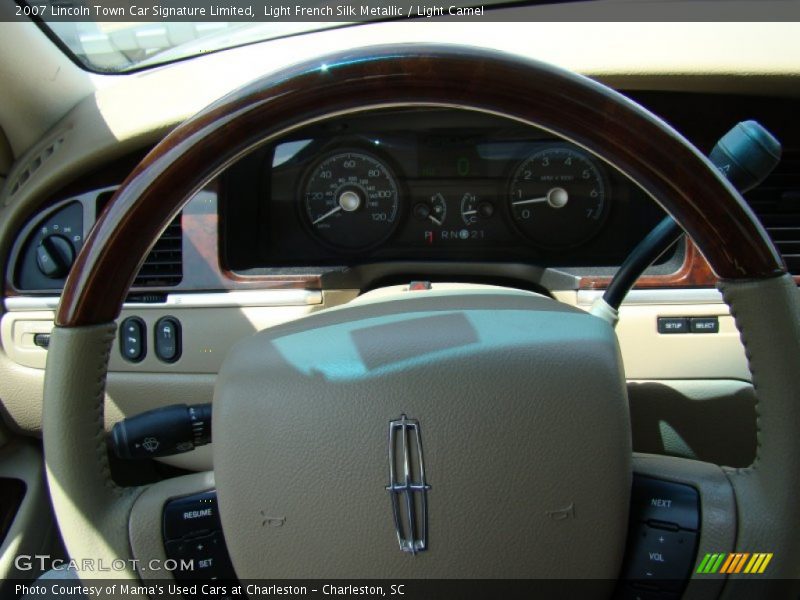 Light French Silk Metallic / Light Camel 2007 Lincoln Town Car Signature Limited