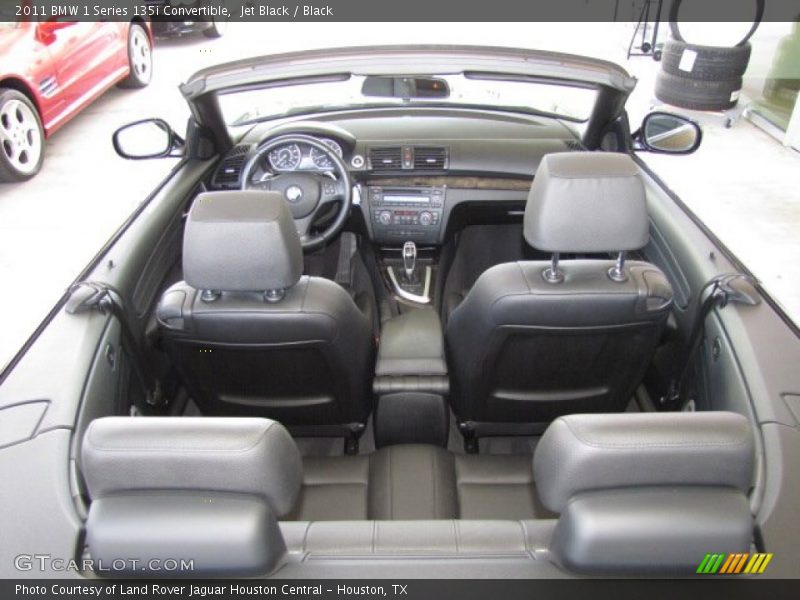 Jet Black / Black 2011 BMW 1 Series 135i Convertible