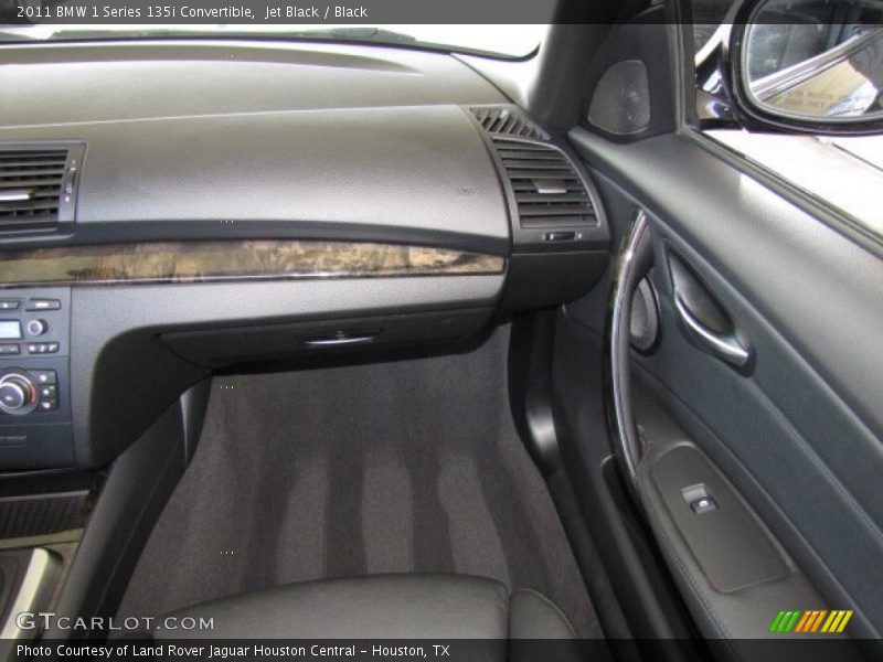 Jet Black / Black 2011 BMW 1 Series 135i Convertible