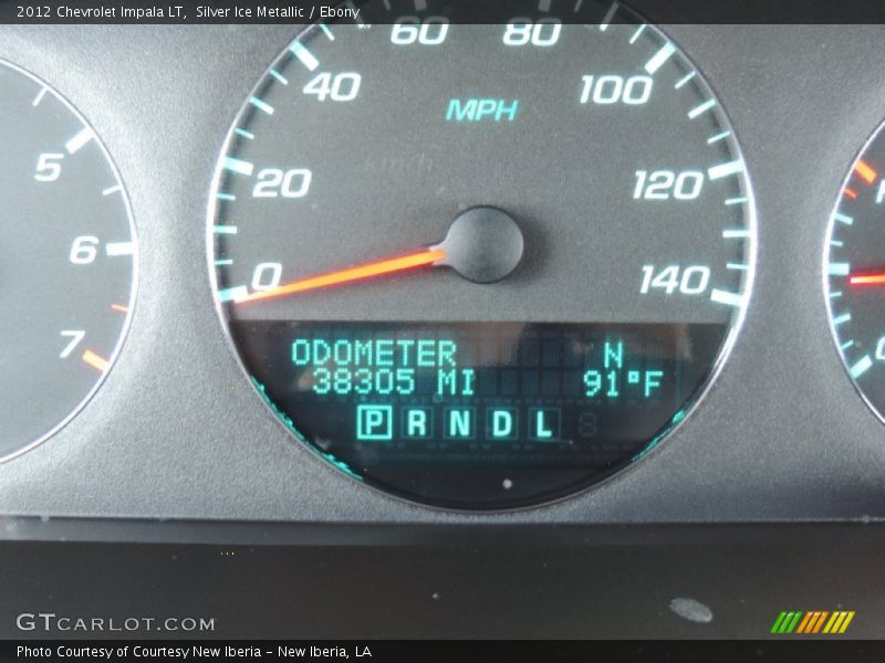 Silver Ice Metallic / Ebony 2012 Chevrolet Impala LT