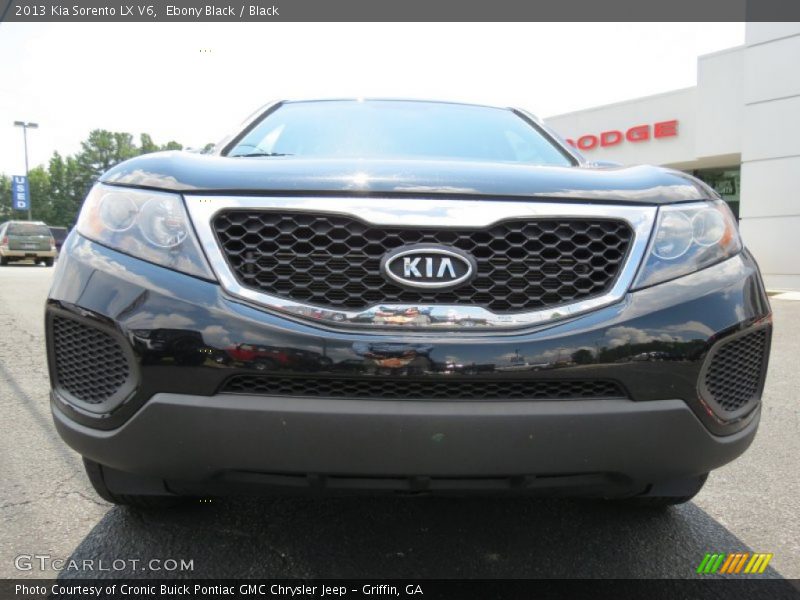 Ebony Black / Black 2013 Kia Sorento LX V6