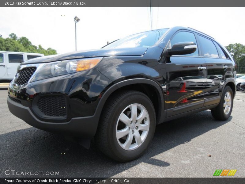 Ebony Black / Black 2013 Kia Sorento LX V6