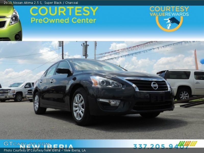 Super Black / Charcoal 2013 Nissan Altima 2.5 S