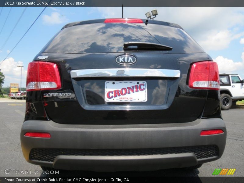 Ebony Black / Black 2013 Kia Sorento LX V6