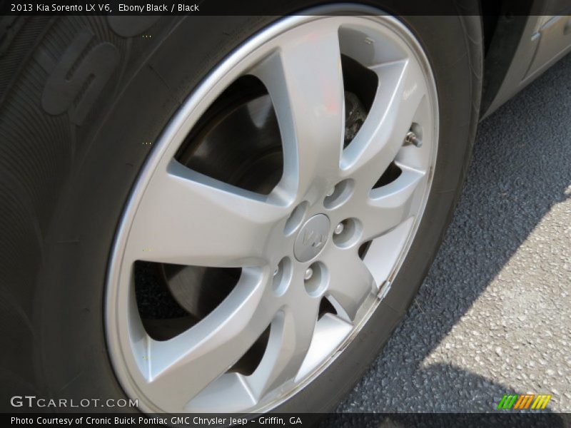Ebony Black / Black 2013 Kia Sorento LX V6