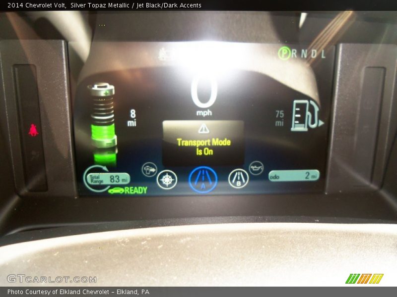 Silver Topaz Metallic / Jet Black/Dark Accents 2014 Chevrolet Volt