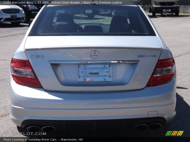 Iridium Silver Metallic / Black AMG Premium Leather 2009 Mercedes-Benz C 63 AMG