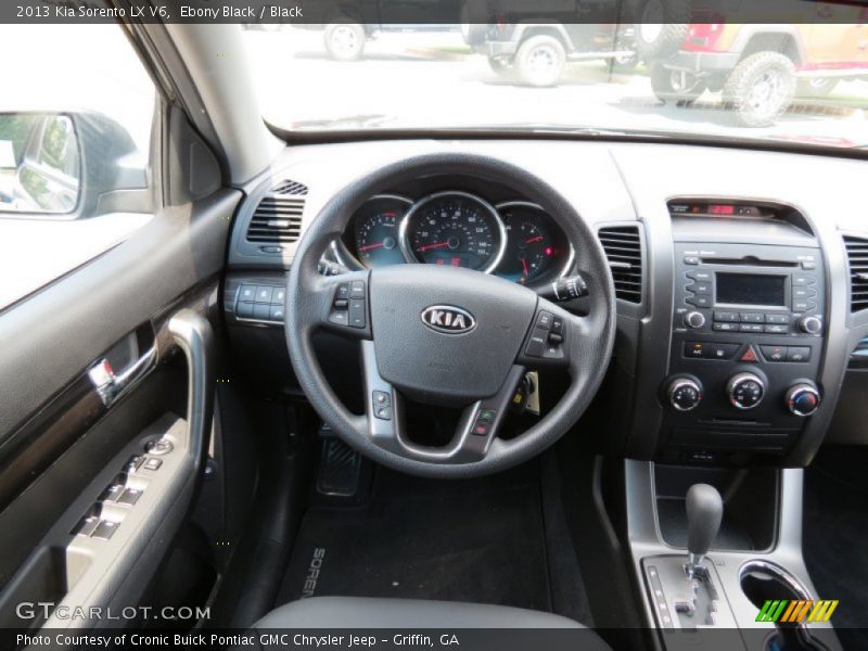 Ebony Black / Black 2013 Kia Sorento LX V6