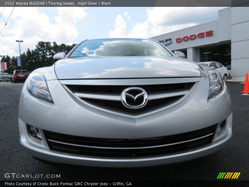 Ingot Silver / Black 2012 Mazda MAZDA6 i Touring Sedan