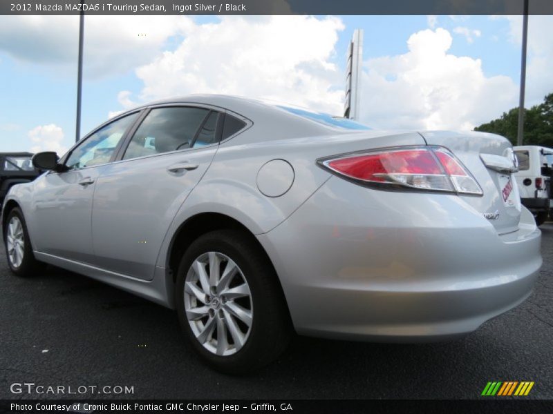 Ingot Silver / Black 2012 Mazda MAZDA6 i Touring Sedan