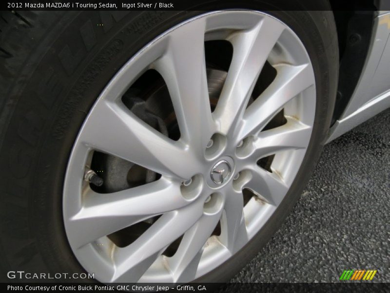Ingot Silver / Black 2012 Mazda MAZDA6 i Touring Sedan