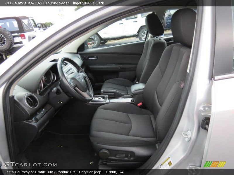 Ingot Silver / Black 2012 Mazda MAZDA6 i Touring Sedan