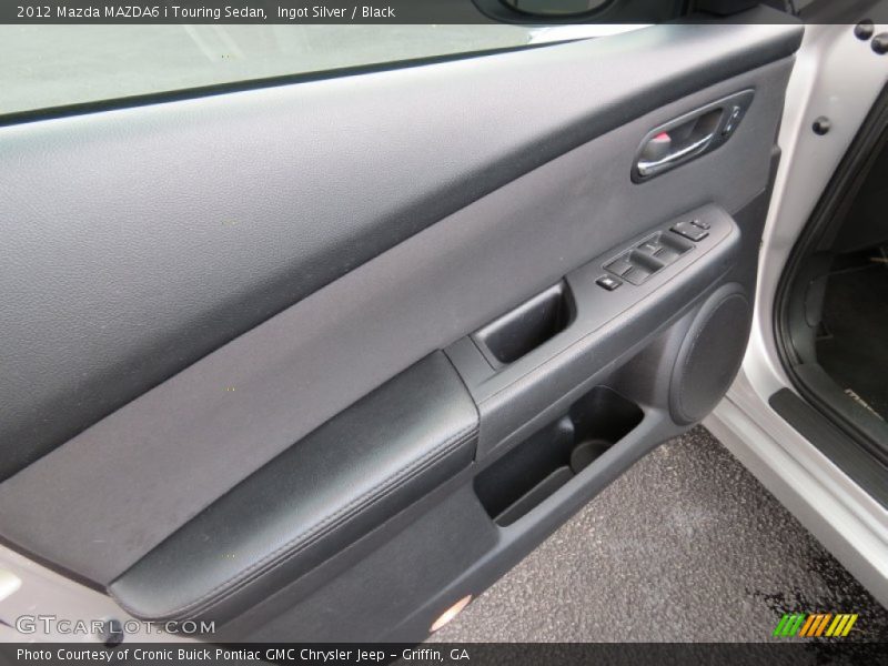 Ingot Silver / Black 2012 Mazda MAZDA6 i Touring Sedan