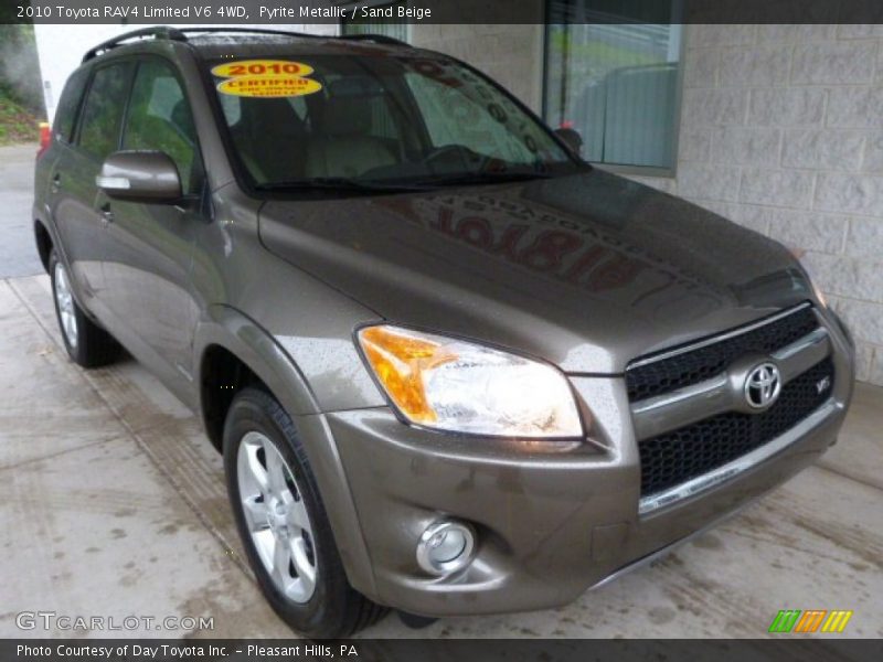Pyrite Metallic / Sand Beige 2010 Toyota RAV4 Limited V6 4WD
