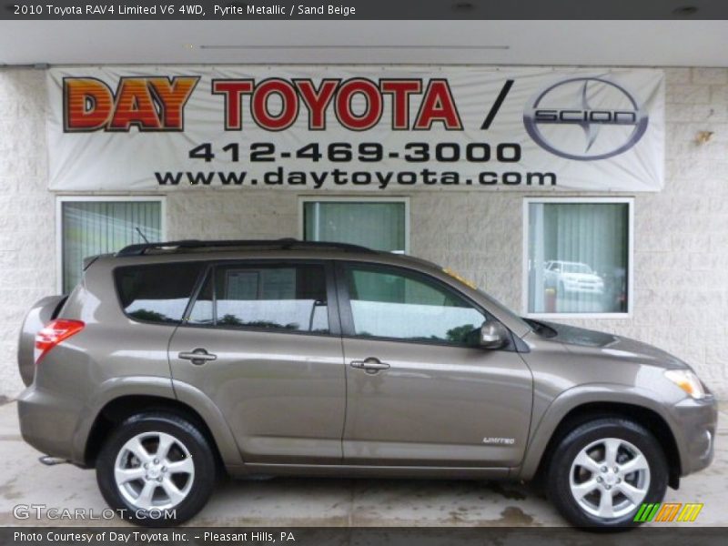 Pyrite Metallic / Sand Beige 2010 Toyota RAV4 Limited V6 4WD